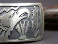 George Phillips (Hopi) – Overlay Gürtelschnalle (Adler)