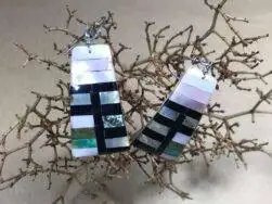 PaulCoriz(Kewa)&#;MosaicInlayOhrhänger