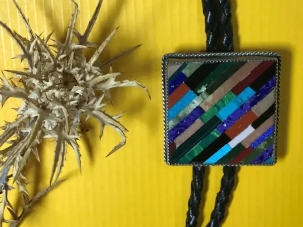 McKenzieNastacio(Zuni)&#BoloTiemitMosaicInlay