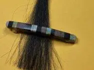 Paul Coriz (Kewa) – grosse Haarspange mit Serpentin