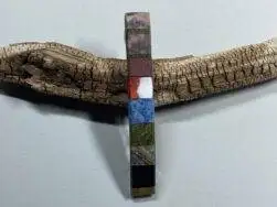 Paul Coriz (Kewa) – breite Haarspange mit Mosaik