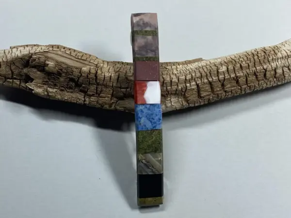 Die Herkunft von Türkis richtig verstehen 3 Paul Coriz (Kewa) – breite Haarspange mit Mosaik