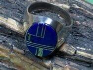 Florentine Johnson (Zuni) - Ring mit Inlay
