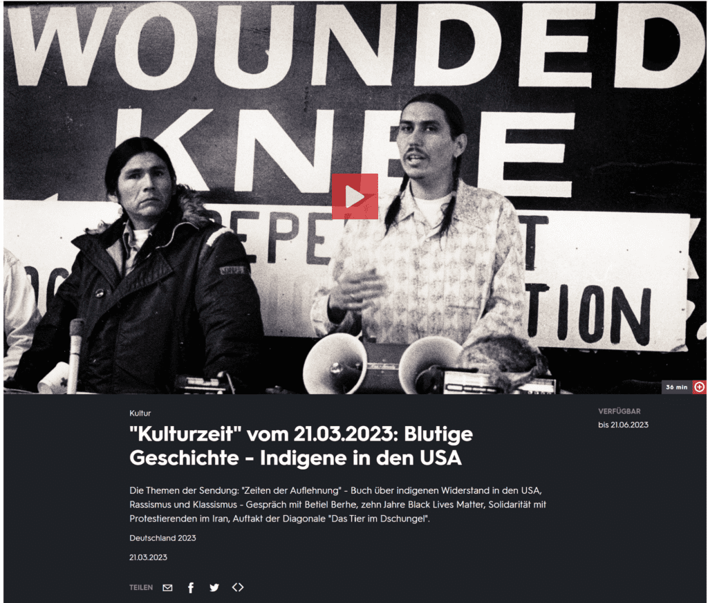 3sat – Blutige Geschichte – Indigene in den USA