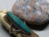 Brad Poblani (Zuni) - Fingerring mit Channel Inlay