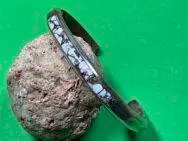 Morris Begay (Navajo) - Armreif mit Channel Inlay