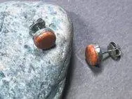 Trinnie Neha (Zuni) - kleine runde Ohrstecker