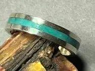 Devin Seowtewa (Zuni) - Bandring mit Türkis