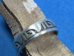 Raymie Namingha (Hopi) - Fingerring mit Wassersymbolen
