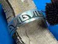 Raymie Namingha (Hopi) - Fingerring mit Wassersymbolen